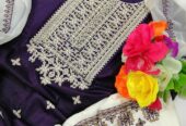 Traditional Lawn EmbrOidery wOrk sSuits*
