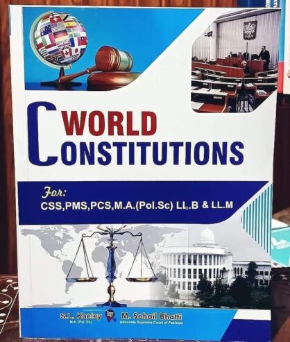 World Constitutions By S. L. Kaeley