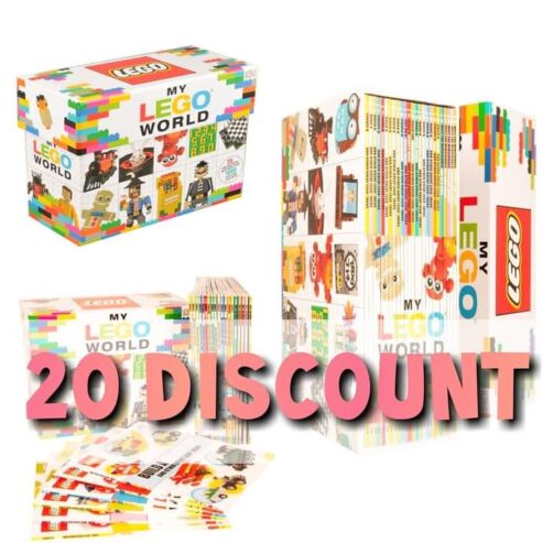 My LEGO World 25 Books Collection Box Set With More