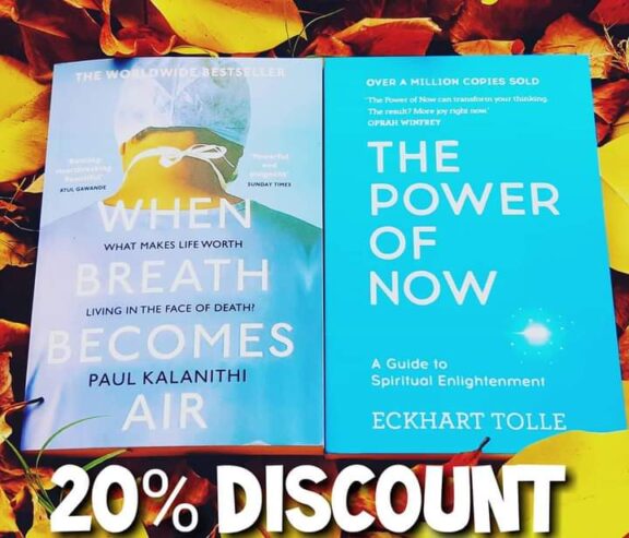Pack of worldwide Bestsellers The Power of Now When Breath Become Air