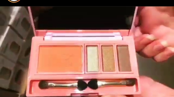 he pink panther Makeup palette with Eyeshadow and Blush