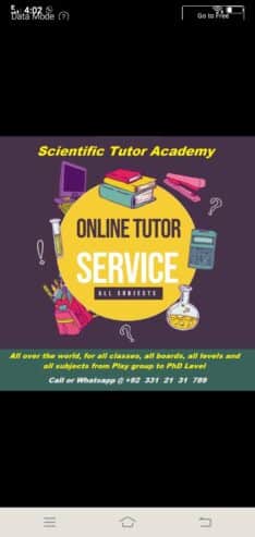 Lady Tutor Required