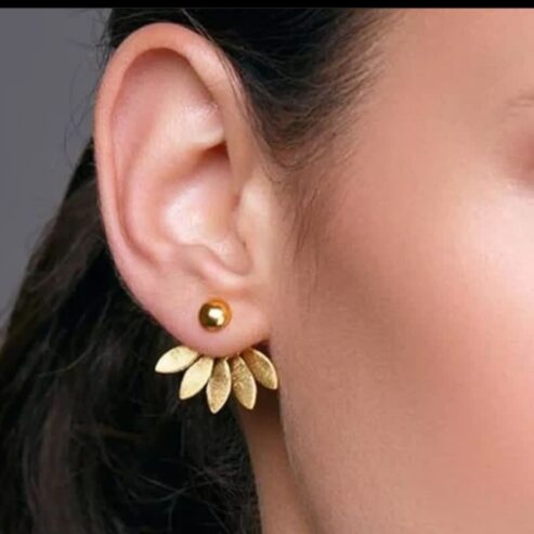 Leaf Earrings #zeecollectionpk