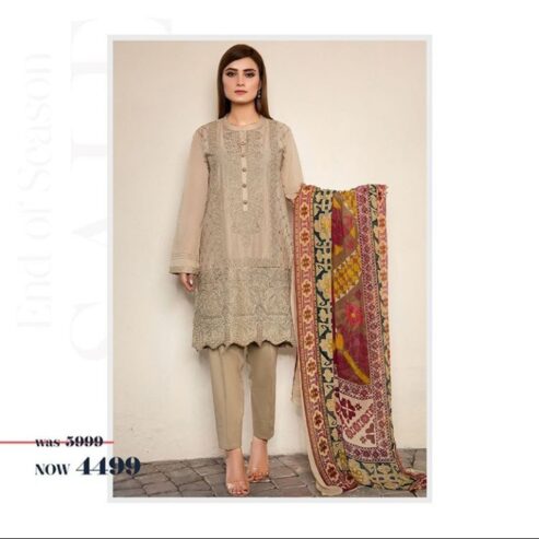 g embroidered lawn suit