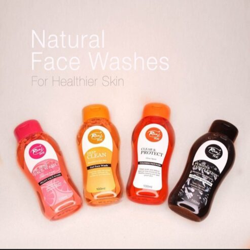 Rivaj UK Gel face washes are packed with a full bottle of nourishes minerals