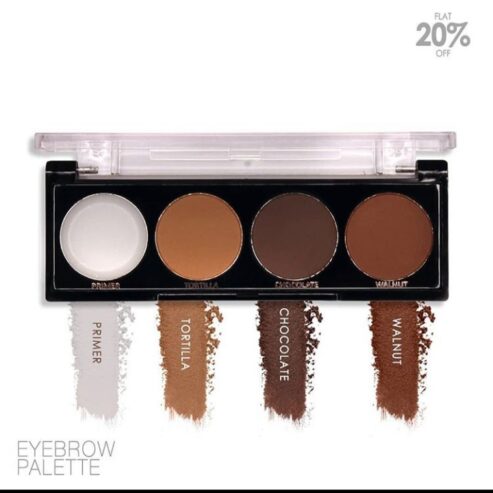 Rivaj Cosmetic inside this Eyebrow Palette (4 in 1).