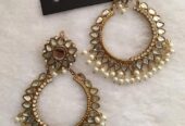 Gold Plated Kundan Earrings
