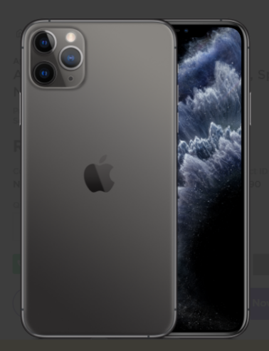 Apple iPhone 11 Pro Max (4G, 64GB, Space Gray) – Non PTA