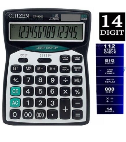 Citizen CT 9300 Calculator Black