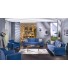 Eizy Buy Istikbal Blue Stylish Modern 8 Seater Sofa Set Furniture