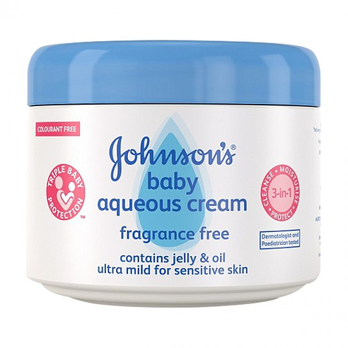 Johnsons Baby Aqueous Cream Fragrance Free 350ml