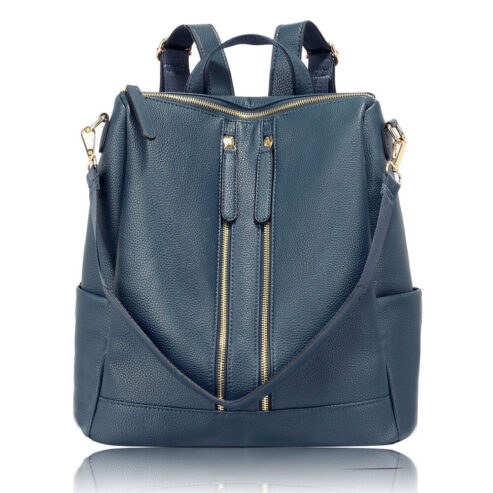 Anna Grace Navy Backpack Rucksack School Fashion Bag – AG00523