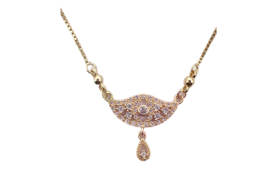 Gold Color Fashion Pendant Necklace