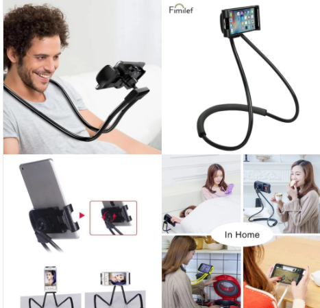 LAZY NECK PHONE HOLDER STAND FOR ALL PHONES