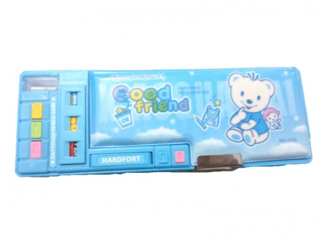 Small Button Fancy Pencil Box For Kids