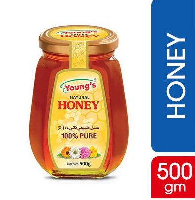 Youngs Natural Honey 500 ml