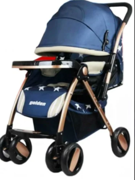 Baby Stroller 4 Wheel – Blue