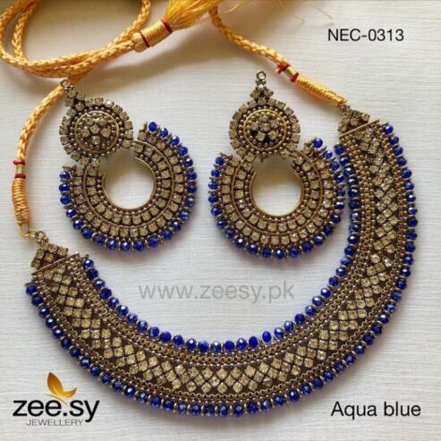 Gold plated zay necklace set