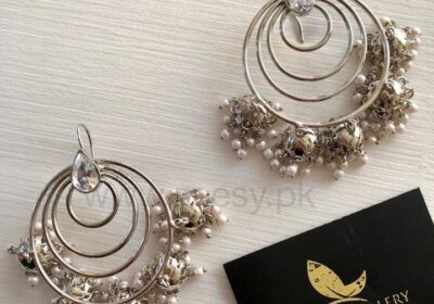 Silver Plated Earrings in seven colors.