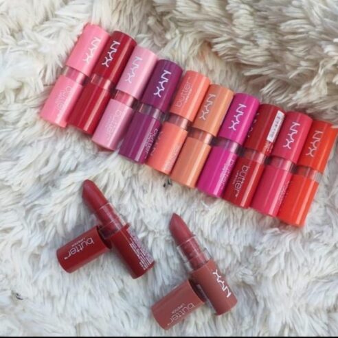 pack of 12 NYX Lipsticks